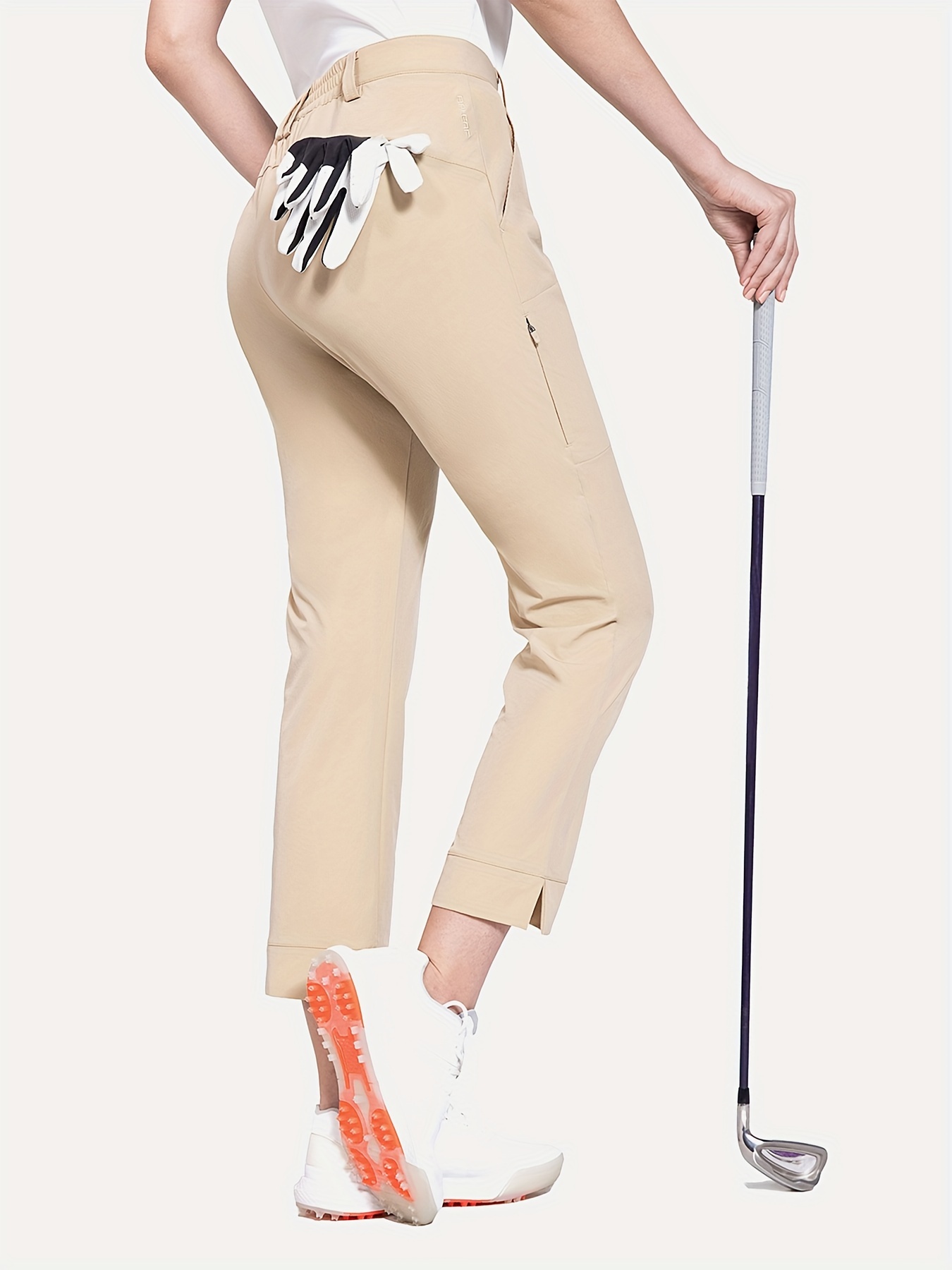 BALEAF Women's Golf Pants Stretch with 3 Pockets Pull