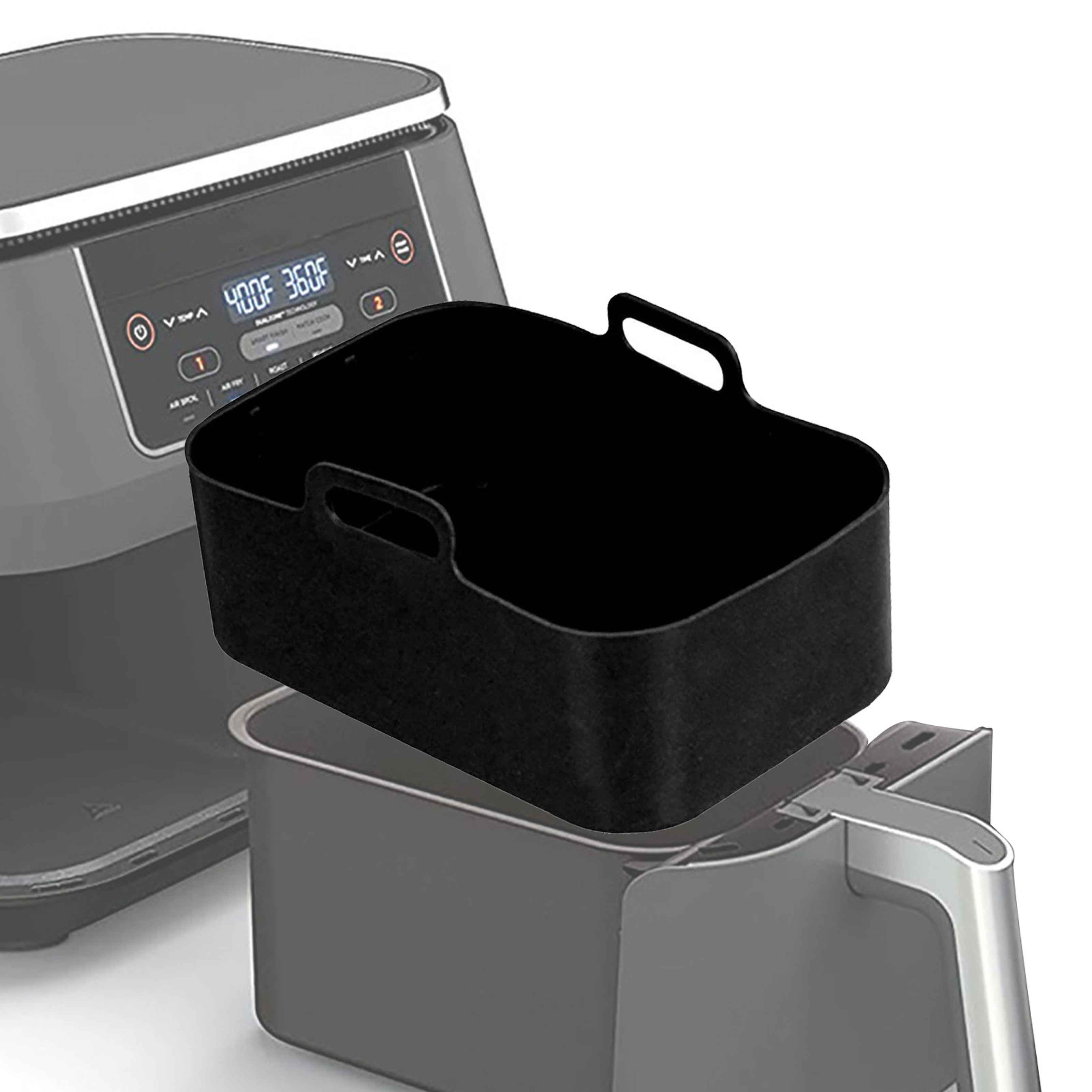 2 Pack Air Fryer Silicone Pot For Ninja Foodi Dz201/dz401 8qt