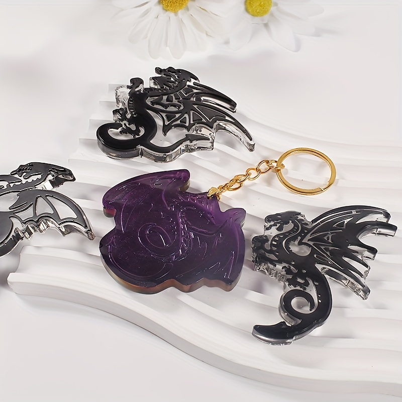 Dragon Pendant Charms Silicone Mold Jewelry Making Mold Earrings