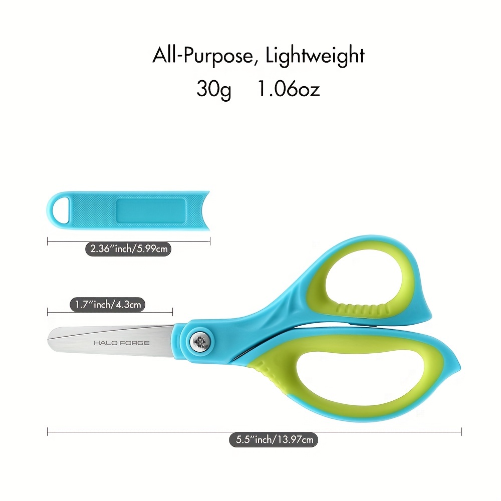 Back to School Supplies Personalized Scissors 5 Kids Scissors Ages 4-7  Blunt Tip Multiple Fonts / Colors Free Gift Teacher 