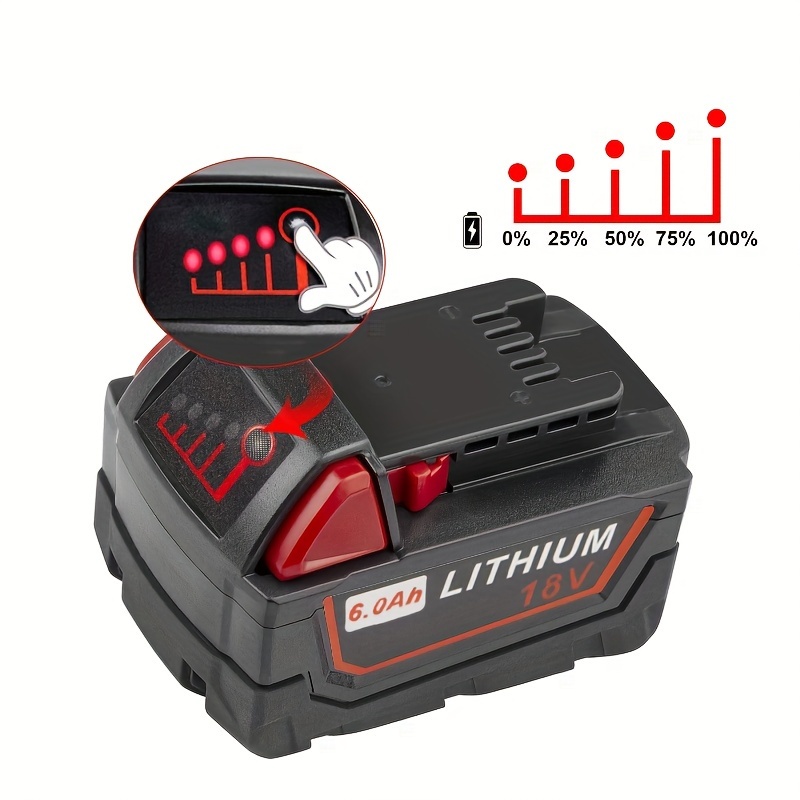 Replacement For Ryobi One Battery Compatible With 18v 4.0 Ah - Temu