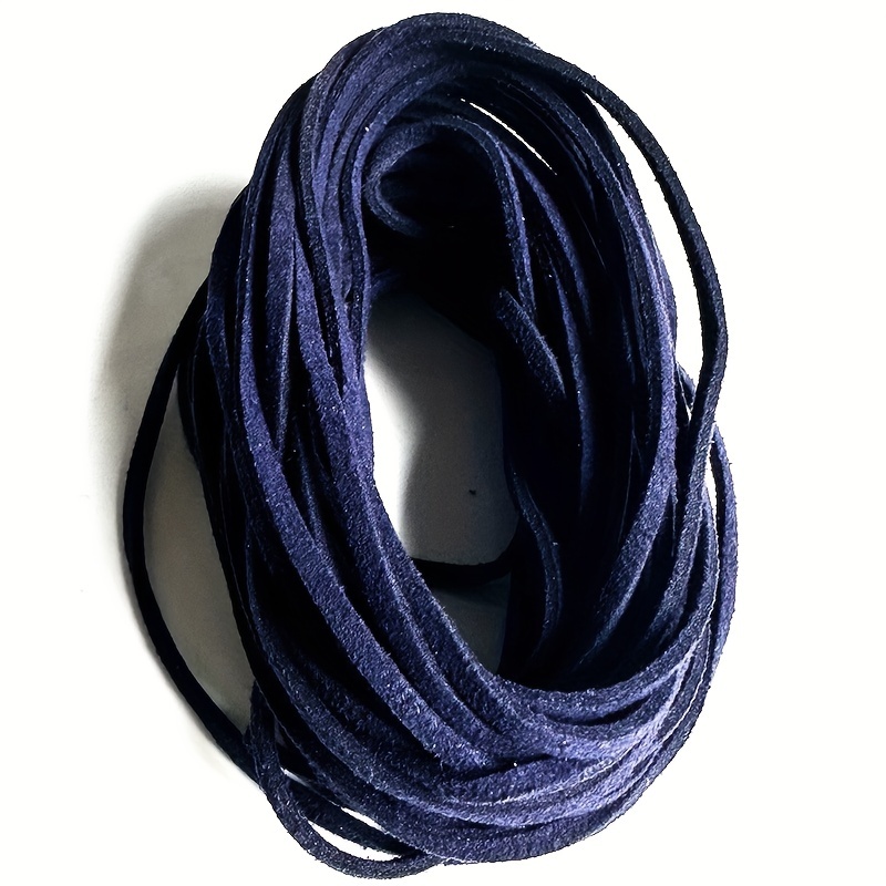 Suede Leather String Thread Colorful Leather Cord Suede Cord - Temu