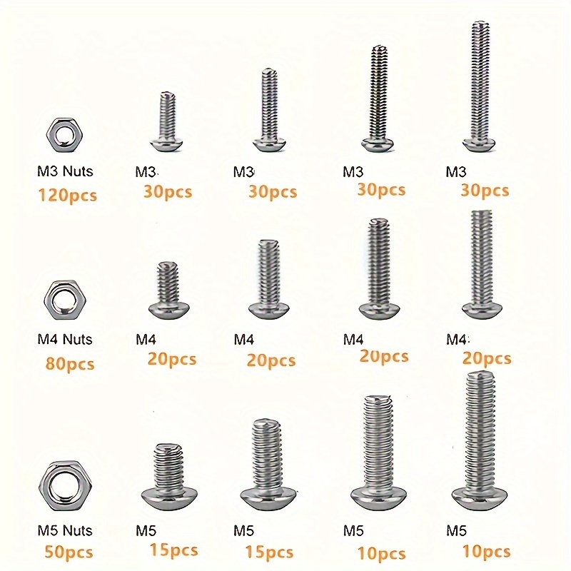 500pcs M2 M2.5 M3 Vis À Tête Plate Phillips Vis À Machine - Temu Canada