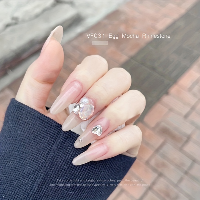 10-Piece Sparkling Rhinestone Set for 3D Nail Designs