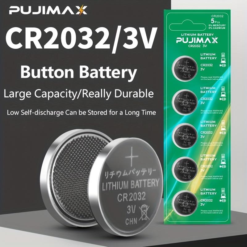 5/25 Pack Batería CR2032 (CR2032/DL2032/E CR2032/SB - Temu