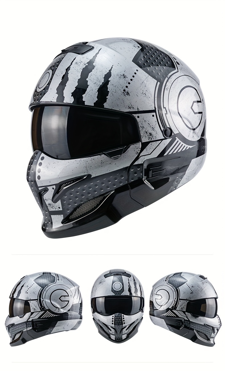 : Retro Helmets Warrior Motorcycle Half Helmet with