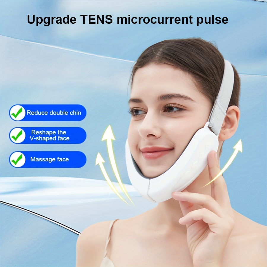 Electronic EMS Tens Pulse Face Massager Slimming Tool Facial Lifting  Jawline Body Jaw V-Face Massage Muscle Stimulator Device