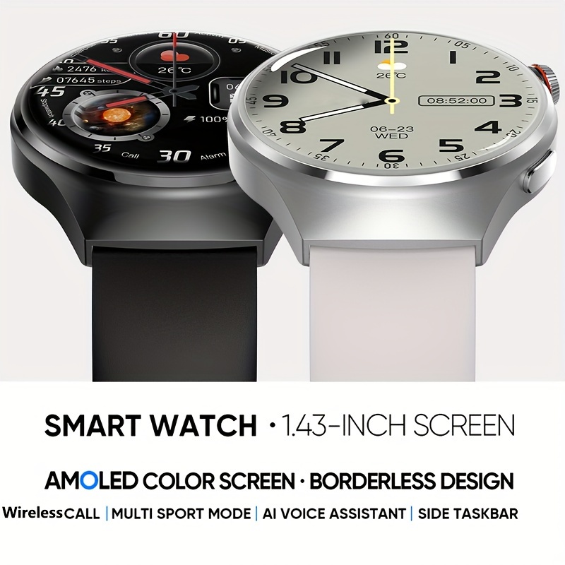 2024 Nuevo Smartwatch Para Hombres GT4 PRO De 1,53 Pulgadas 360 * 360  AMOLED Llamada Inalámbrica NFC Modo Multideporte Smartwatch