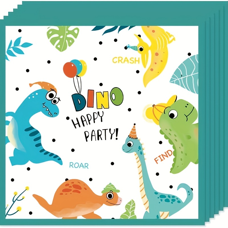 Dinosaur Party Decorations, Dinosaur Birthday Party Supplies for kids -  Dinos