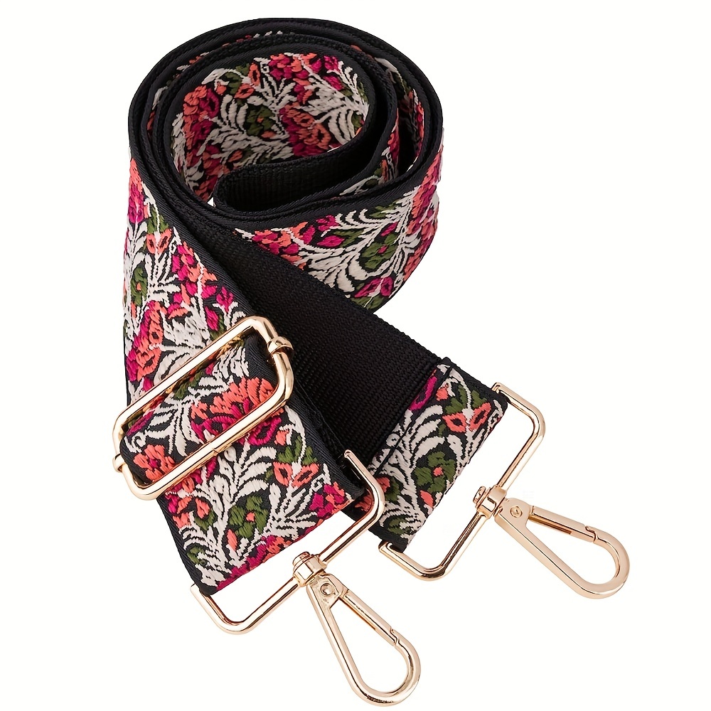 #2010 Floral Embroidered Sling Bag Strap