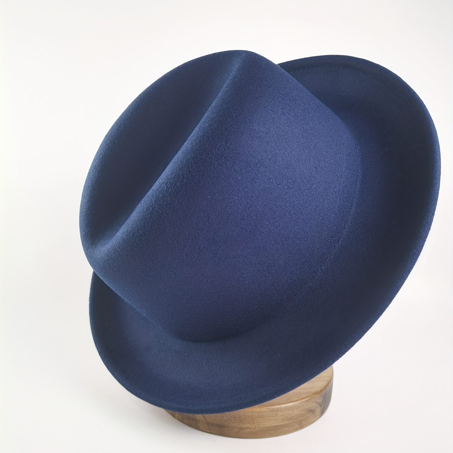 Mens Retro Red Wide Brim Fedora Sun Screen Hat