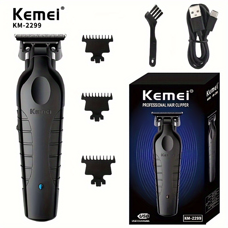 Kemei 2299 Professional Electric Barber Electric Trimmer Professional Hair  Máquina De Barba Masculina Acabamen To Babyliss Pro