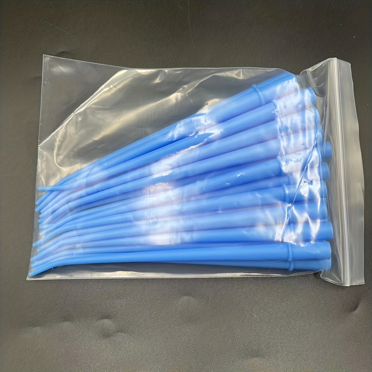 25pcs Disposable Plastic Curved Tips Surgical Aspirator Dental Tools
