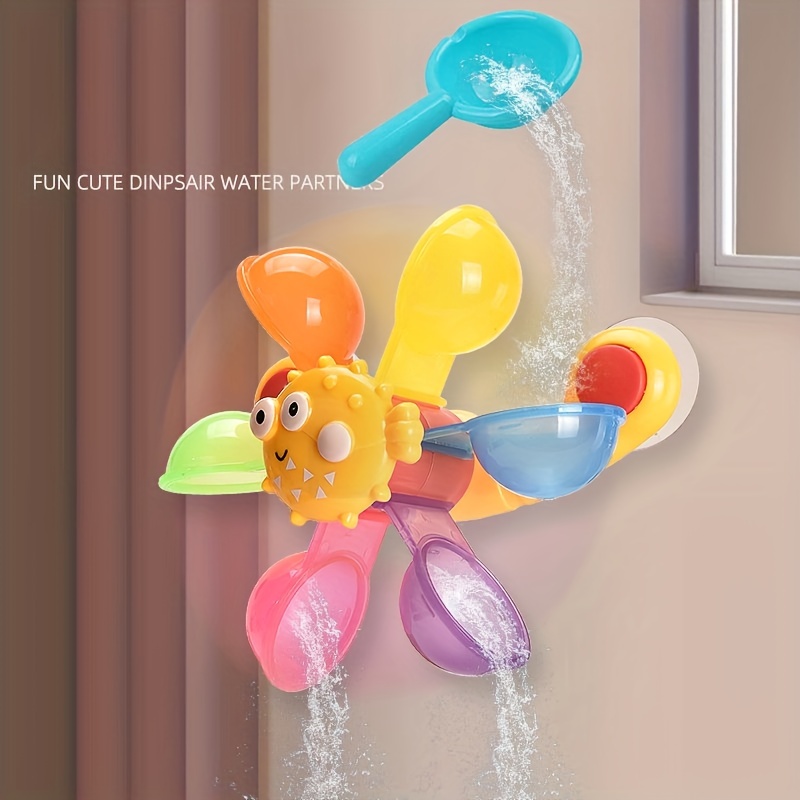 Jouet de baignoire coloré pour bébé, mignon, jeu de douche pour