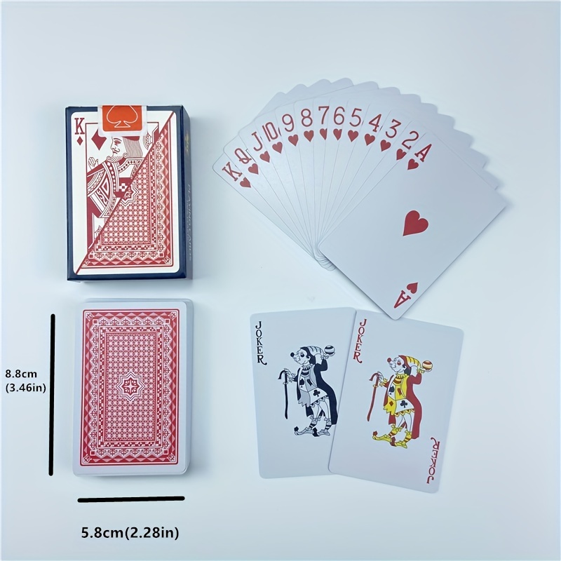 1 Carte À Jouer En Plastique 5 8 X 8 8 Cm (2 28 X 3 46 - Temu France