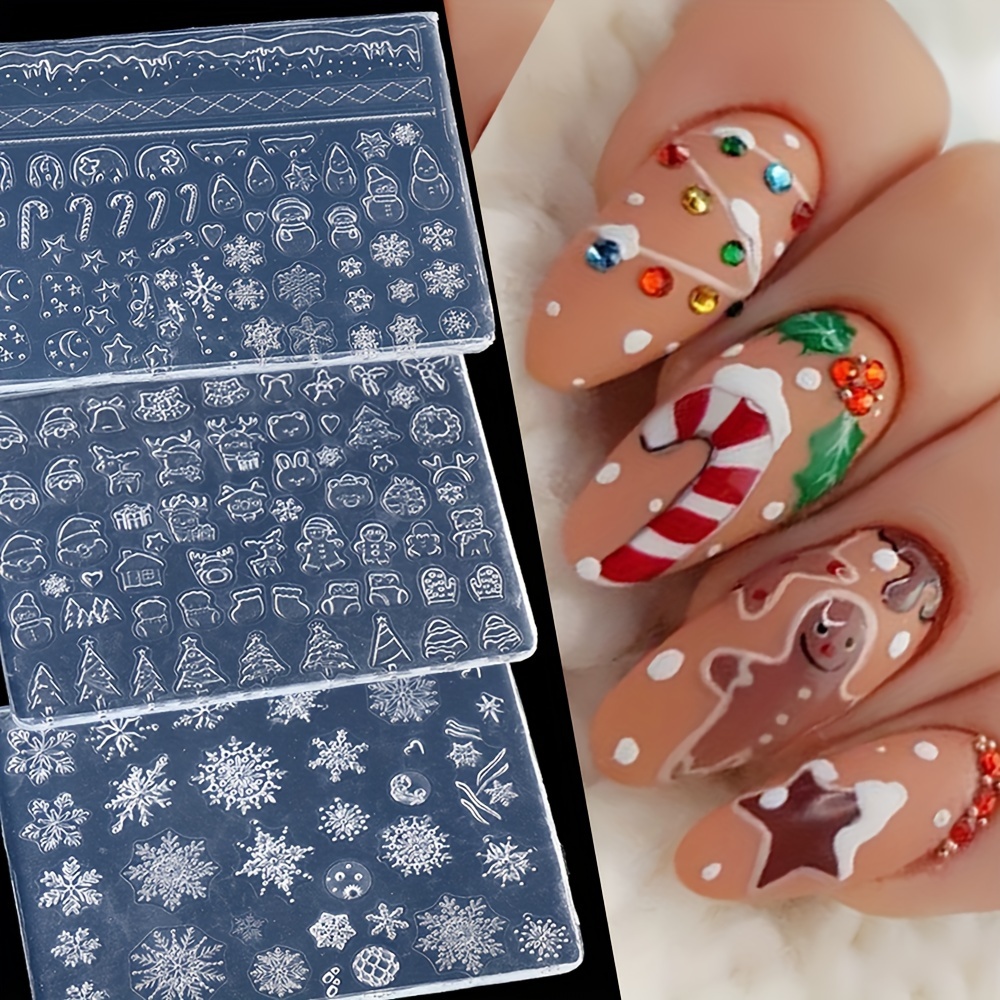 Christmas Nail Airbrush Stencils Snowflake Nail Airbrush - Temu