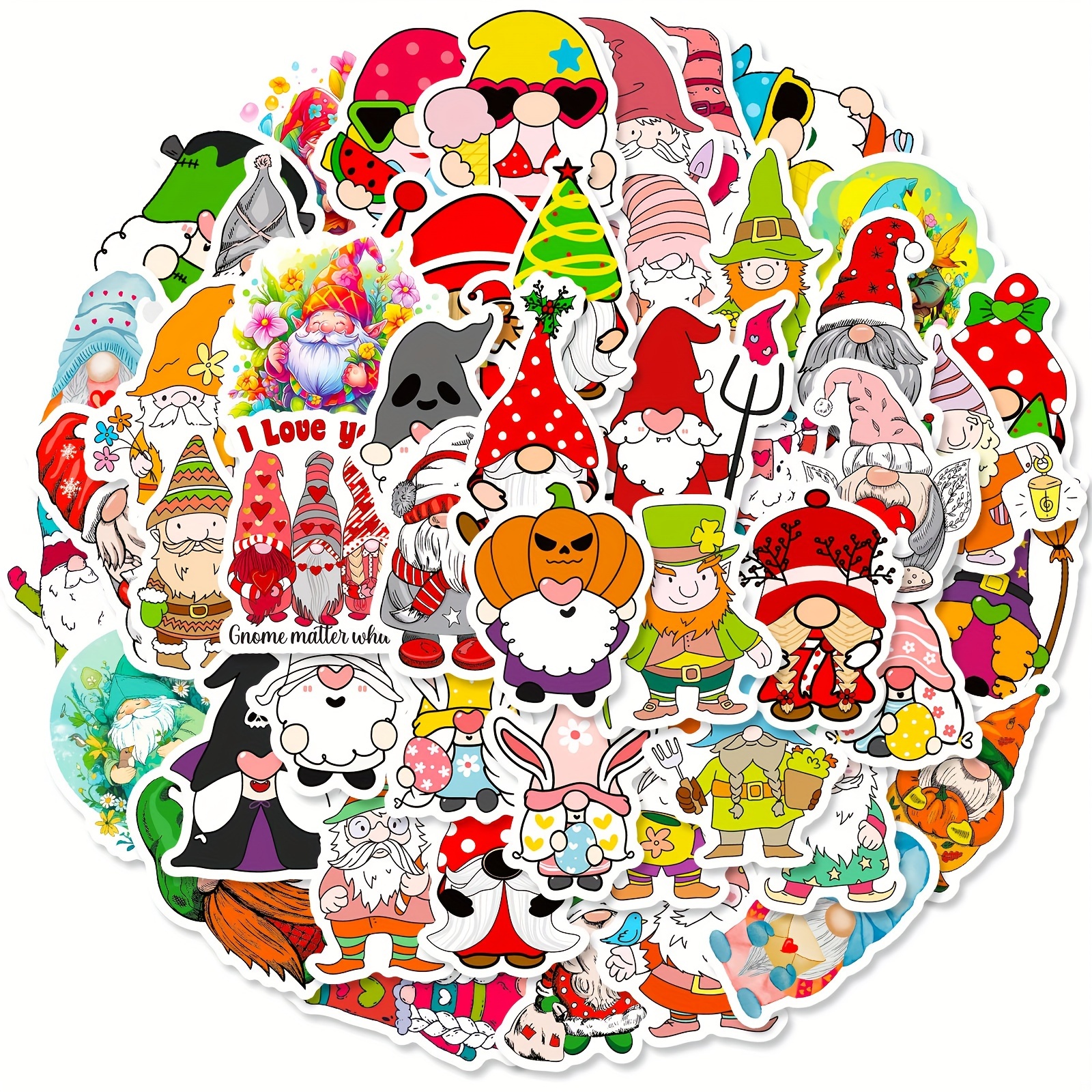 Cute Animal Stickers, Vinyl Stickers, Colorful Waterproof Stickers