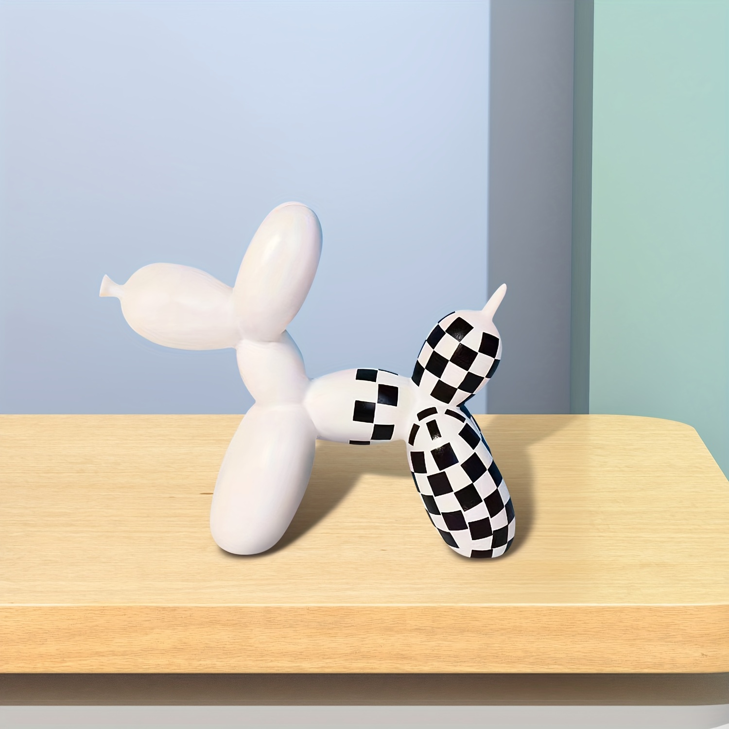 Lucky Mini Balloon Dog Sculpture Animal Statue Resin Cute - Temu