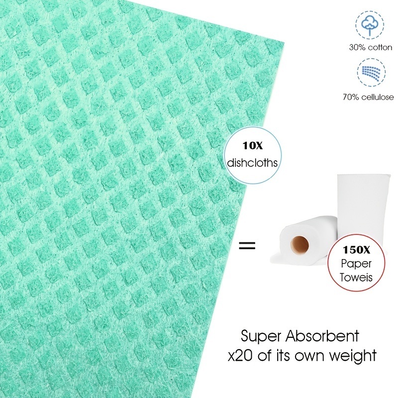 LOLA Wowables Swedish Dish Cloths, Reusable & Biodegradable 30 Paper Towels  - 1 CT, 30 paper towels - Kroger