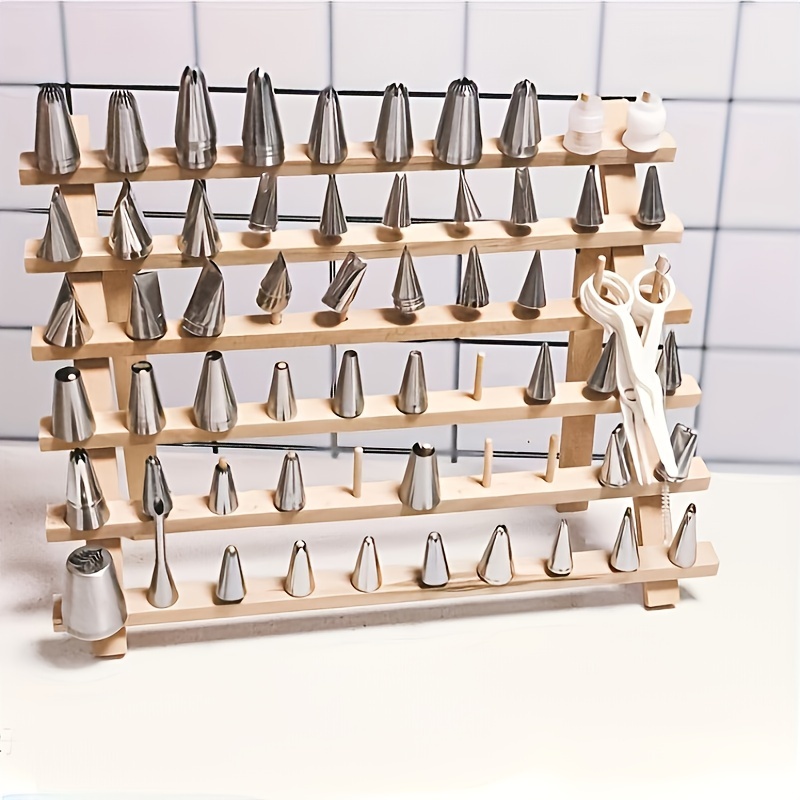 Wooden Embroidery 60-Spool Thread Holder with Hanging Hooks - Bed Bath &  Beyond - 37169001