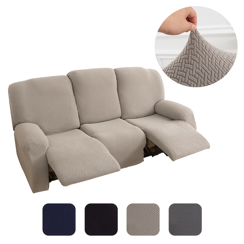 Juego 4 Fundas Sofá Funda Elástica Sillón Reclinable Funda - Temu