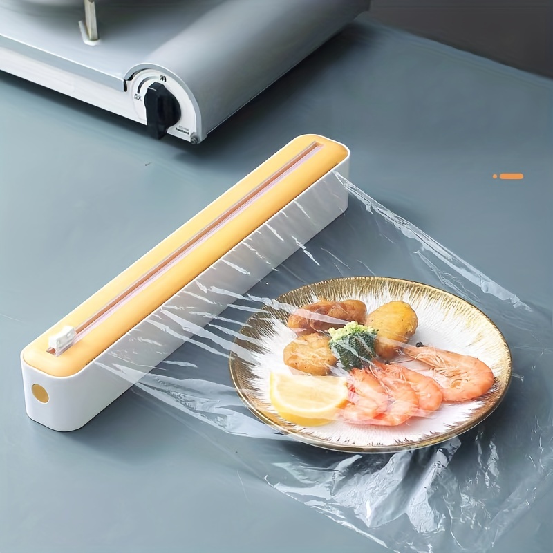 Adjustable Cling Film Cut Cling Food Wrap Cutter Slide Cutter Home