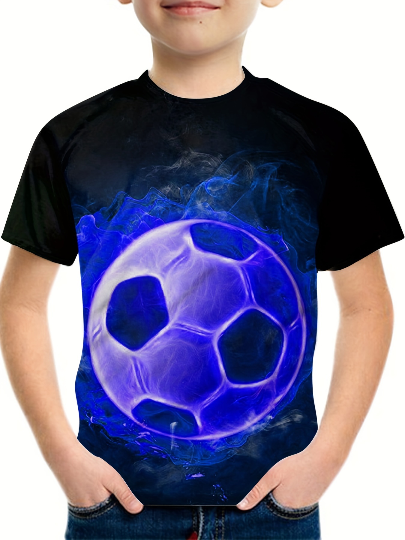 Camiseta Gráfica Fútbol Niño Impresión Digital 3d Remera - Temu Chile