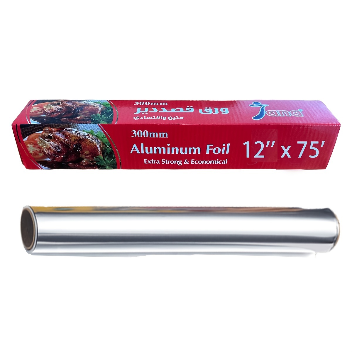 Thick Aluminum Foil For Air Fryer And Oven Baking, Household Roll Tin Foil  For Kitchen, Non-Stick, Non-Breakable, 30m/Roll