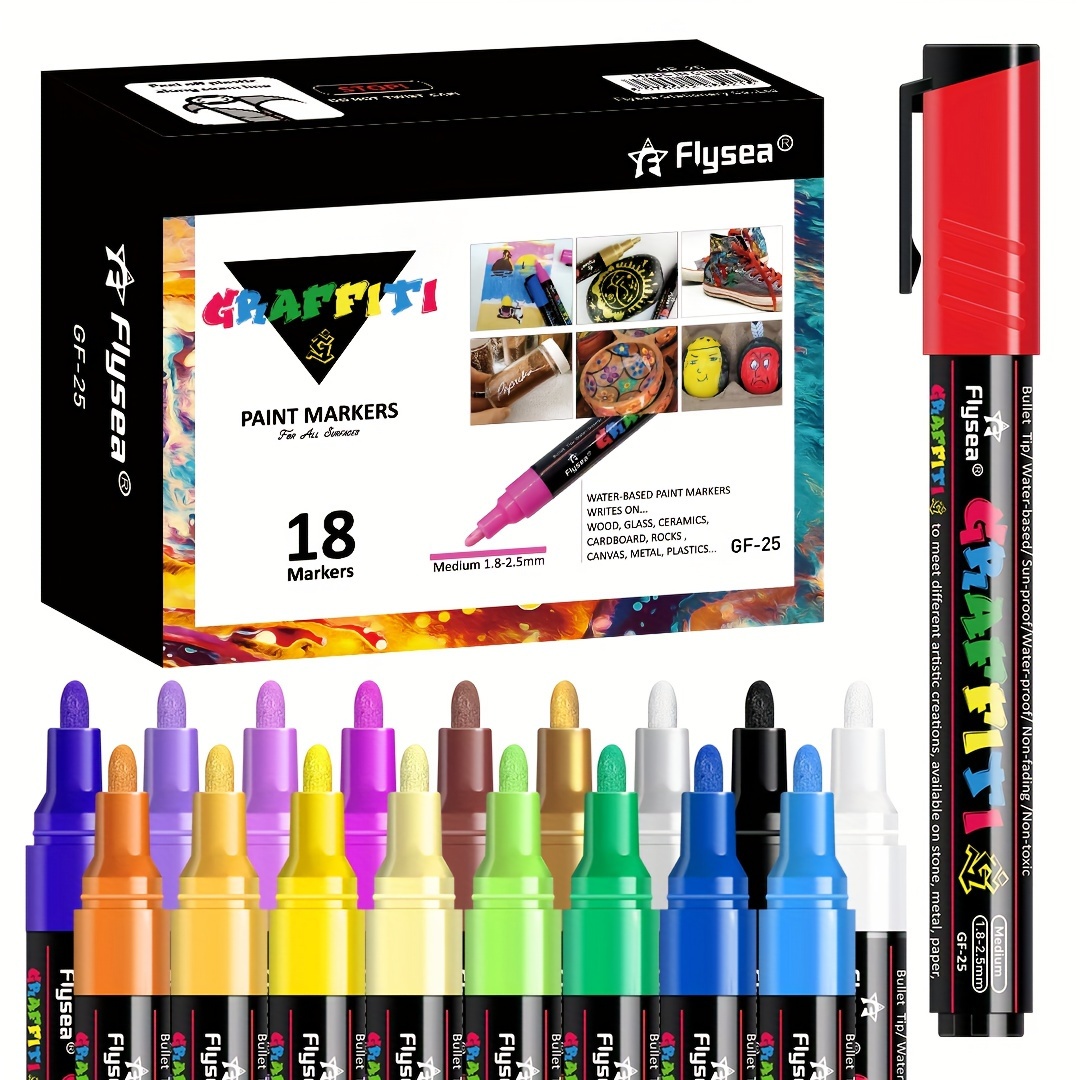 Paint marker ideas for Home Decor: 21 Paint pen art ideas