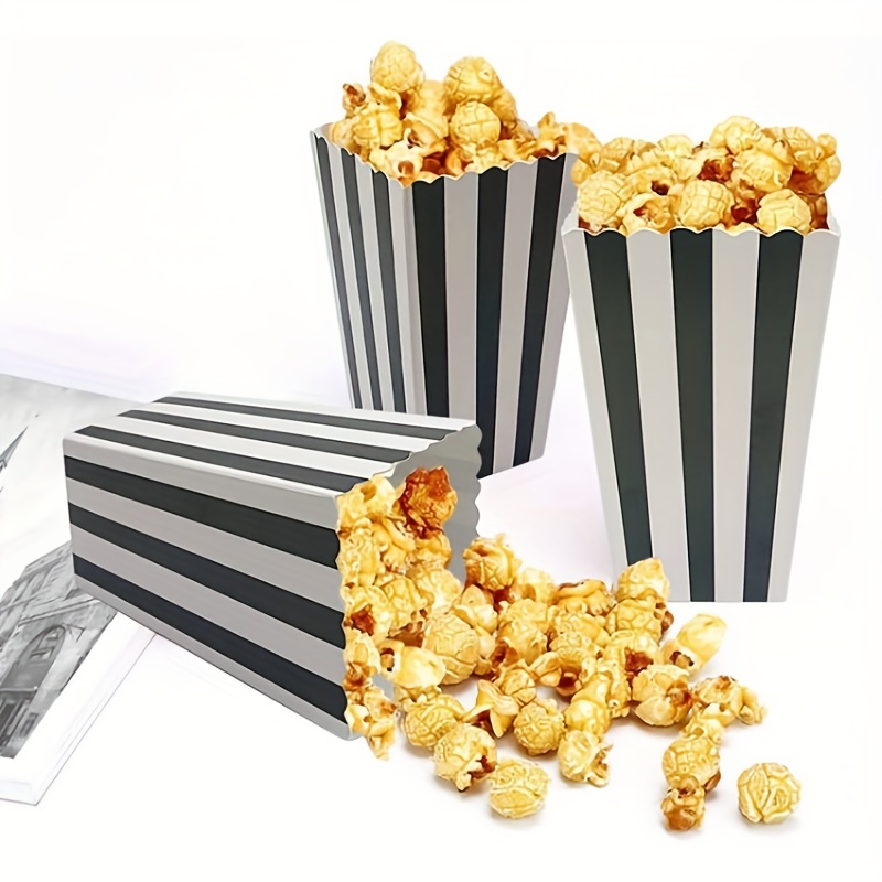 Furuising 20 Pezzi Sacchetti Pop Corn, Grande Porta Pop Corn Festa, Porta  Popcorn Festa Compleanno, Contenitori per Caramelle per Feste Serate Cinema  Pasqua Motivo a Righe(8.5 x 7 x 14cm) : 