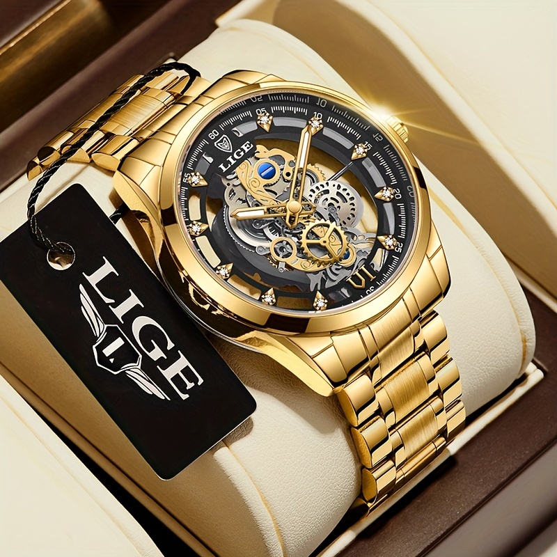 luxury skeleton watches for men