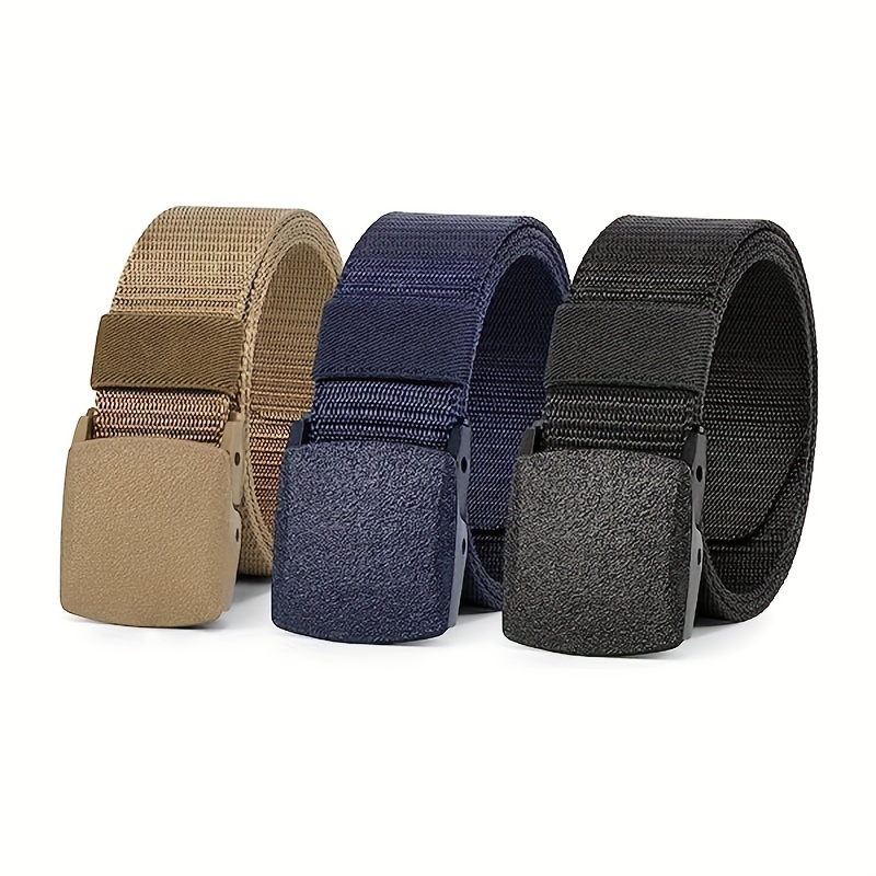 3pcs Men's Casual Belt Sets for Pants Jeans Clothing