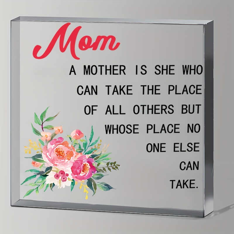 Mother, Gift from Son or Daughter for Mom on Mother's Day, Picture