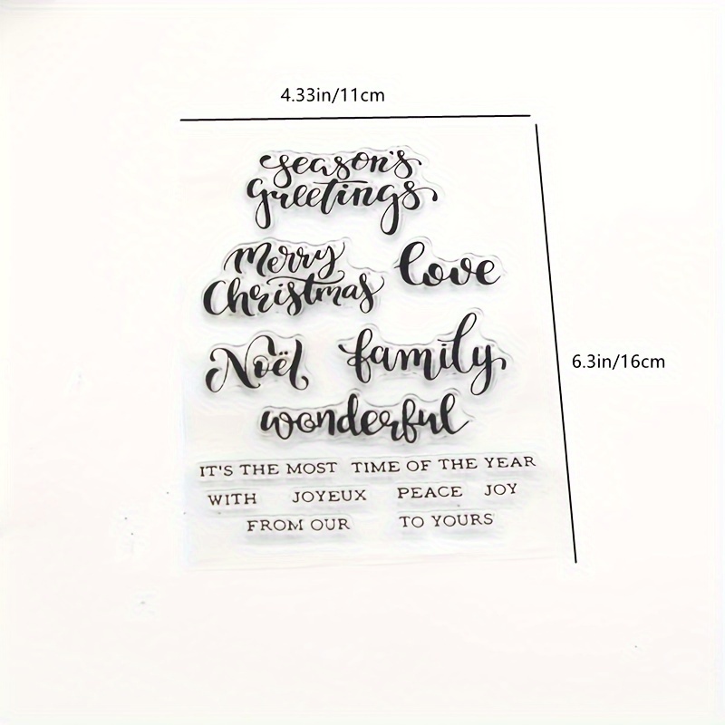 Transparent Rubber Seal Stamps Retro Rubber Clear Stamp For - Temu