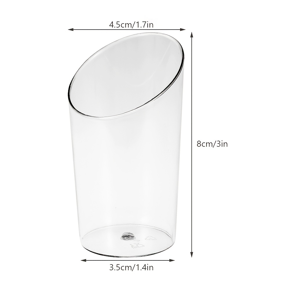 White Plastic Cup, 3.5 oz, 50 pcs