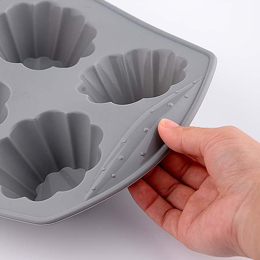 Muffin Cup Cake Mold Flower Shaped Muffin Cup Mold Silicone - Temu