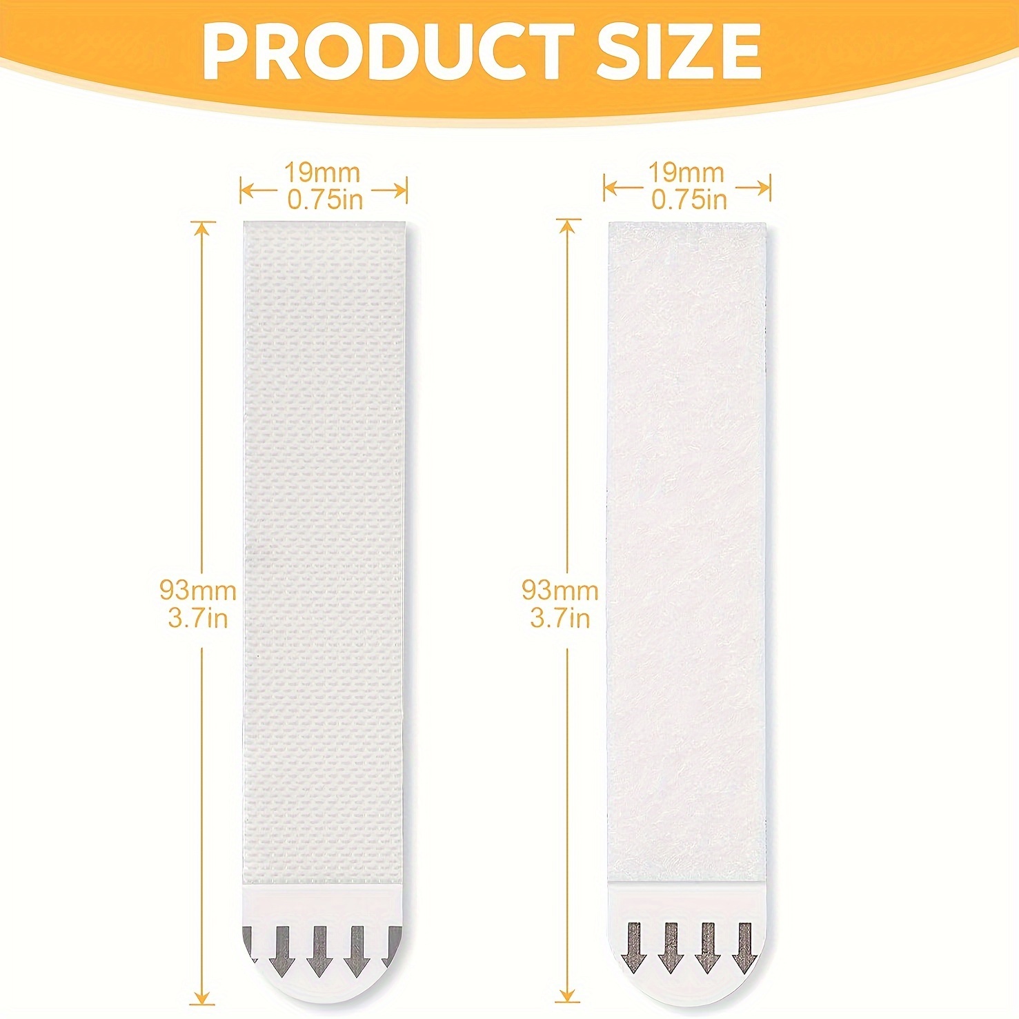 TEMU Picture Hanging Strips Heavy Duty, 64-pairs(128 Strips)sticky Picture Hangers For Walls, Hanging Pictures Without Nail, No Nails Refill Adhesive