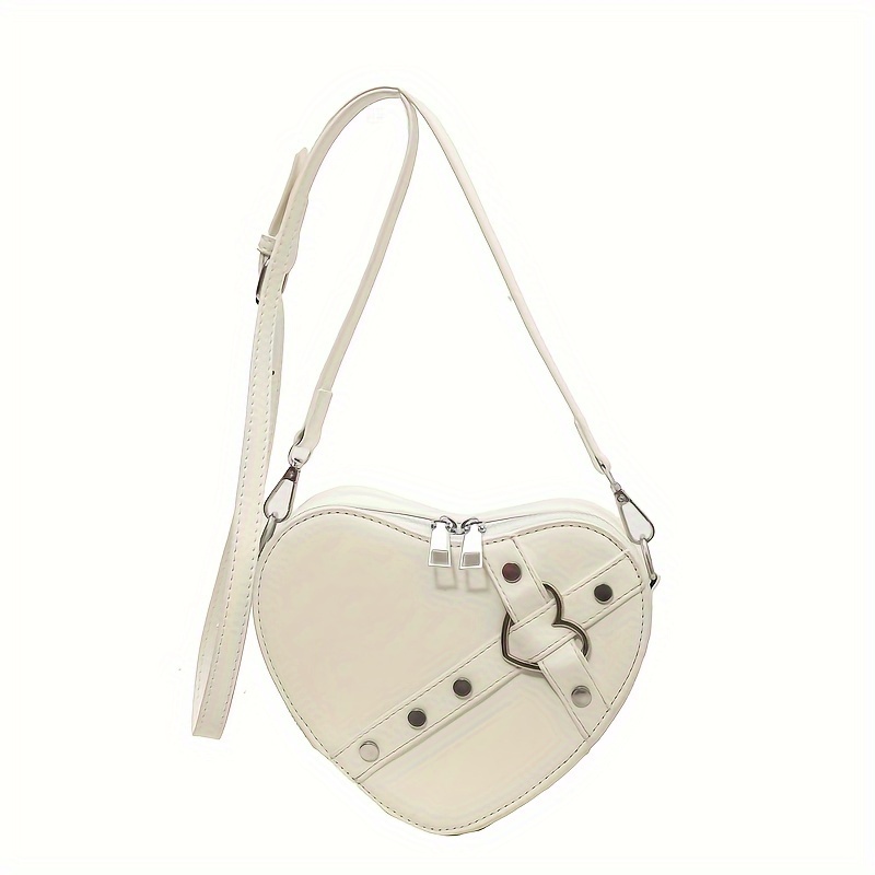 Heart-shaped Shoulder Bag