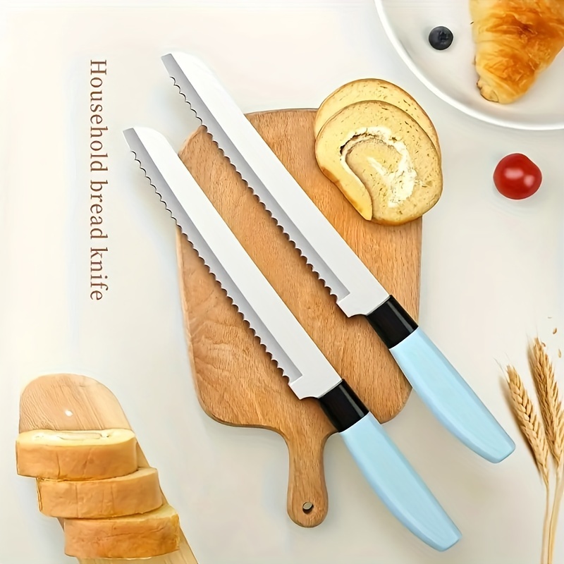 Bread Knife Serrated Knife High Carbon Stainless Steel Cake - Temu