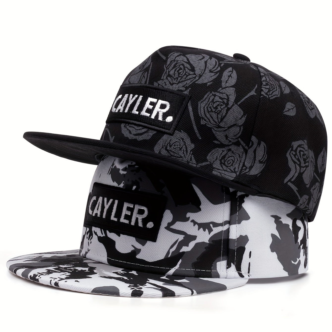 Men's Hip Hop Flat Brim Snapback Hat