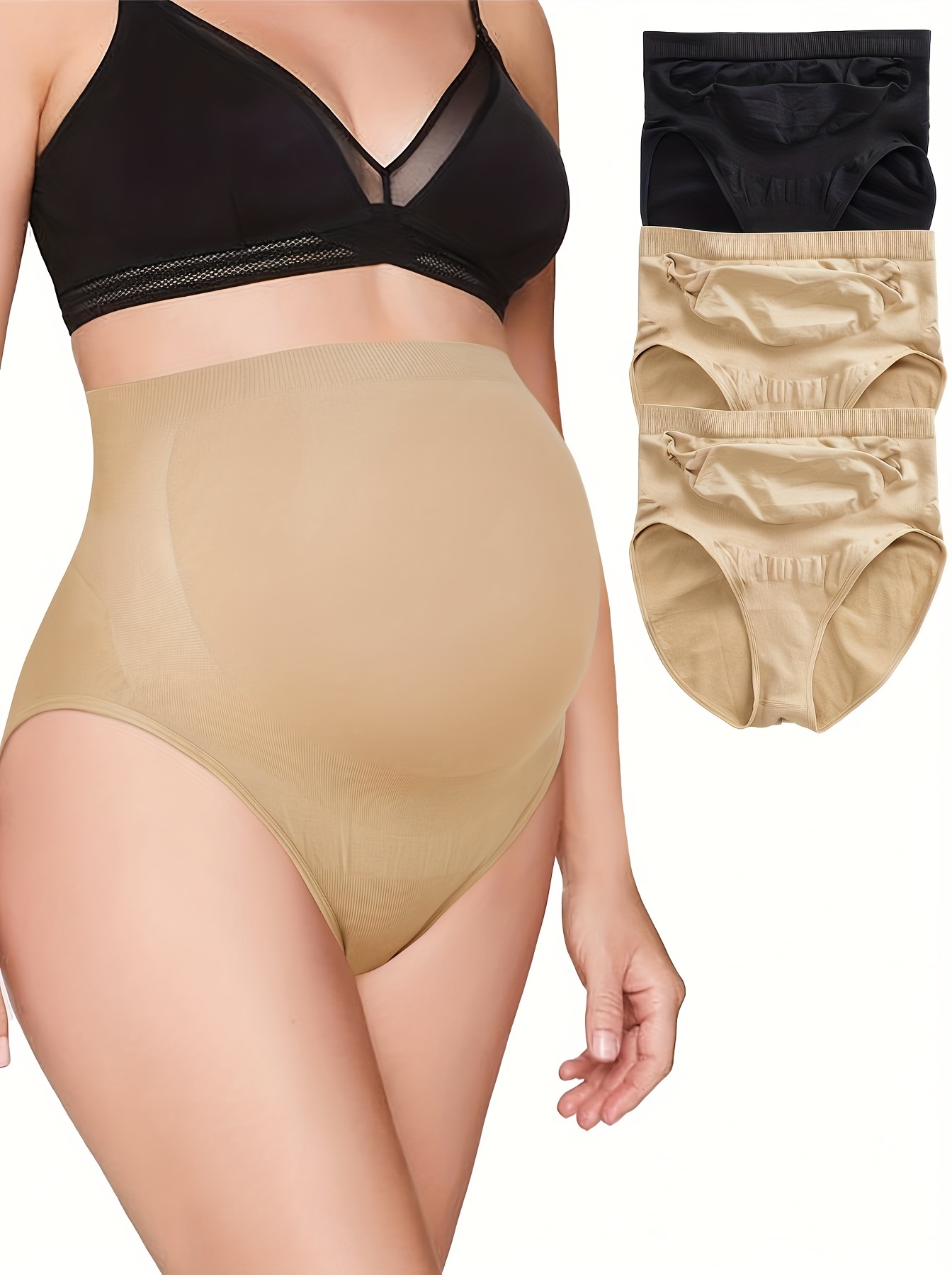 Pregnant Women's Low Waist Seamless Underwear Pregnancy - Temu