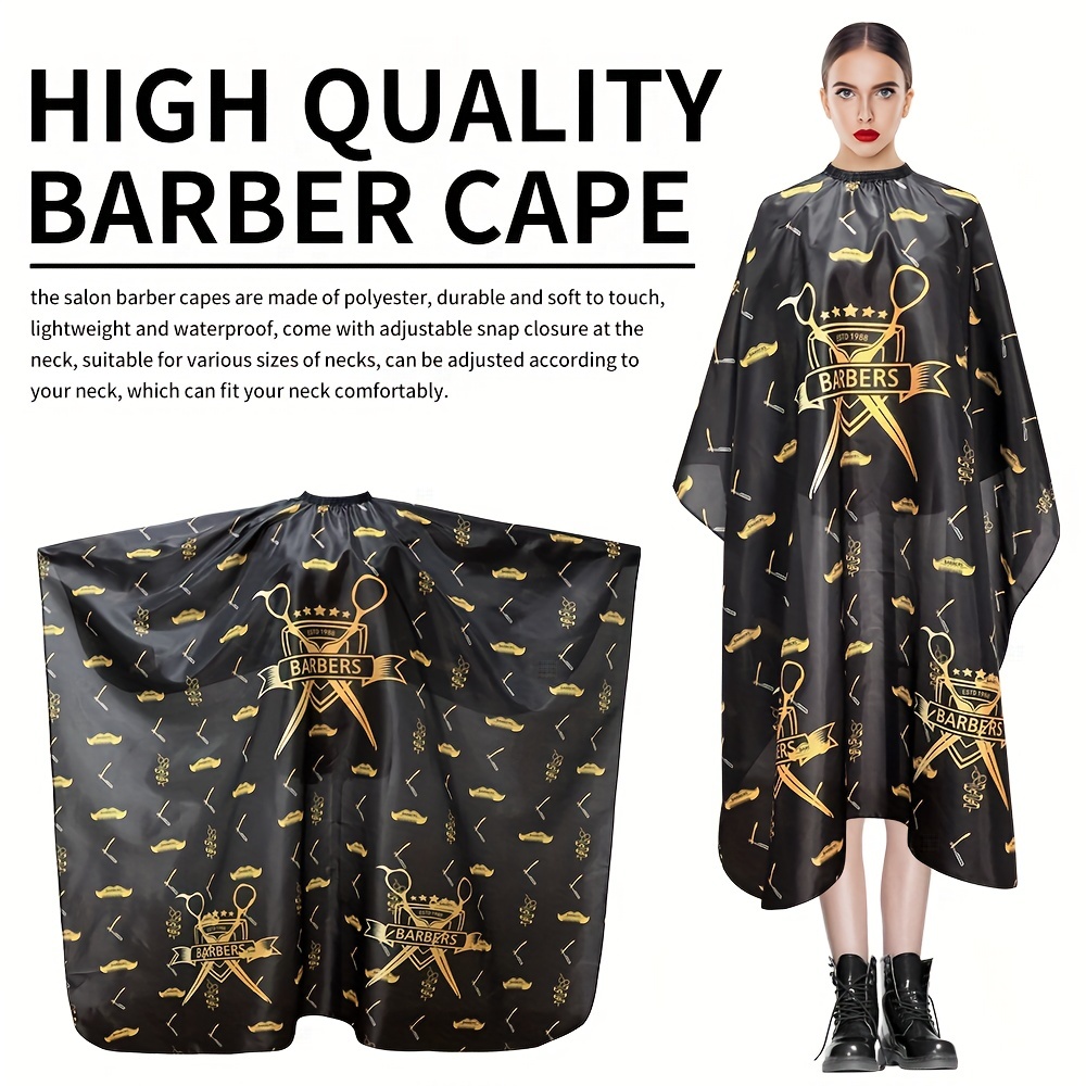 Barber Cape for Men Hair Cutting Cape Waterproof Professional