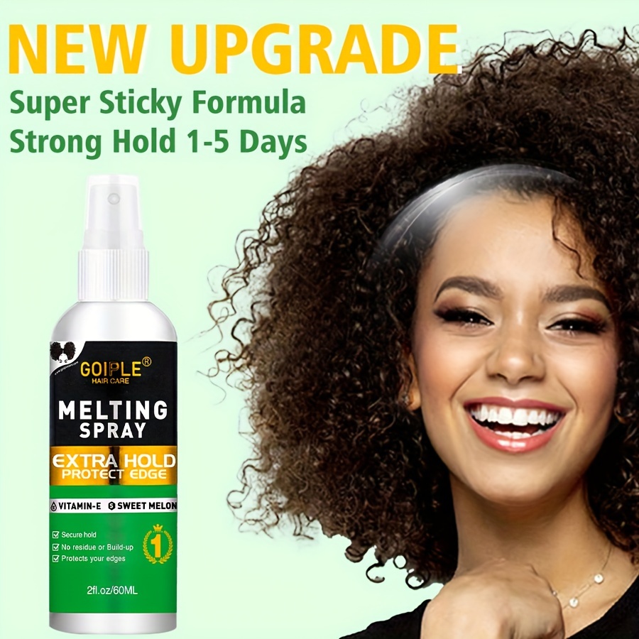 Lace Melting Spray And Holding Spray(120ml), Extreme Hold Melting Spray For  Lace Wigs, Glueless, Strong Natural Finishing Hold, Dries Quickly, Wig  Melting Spray & Hair Adhesive for Wigs