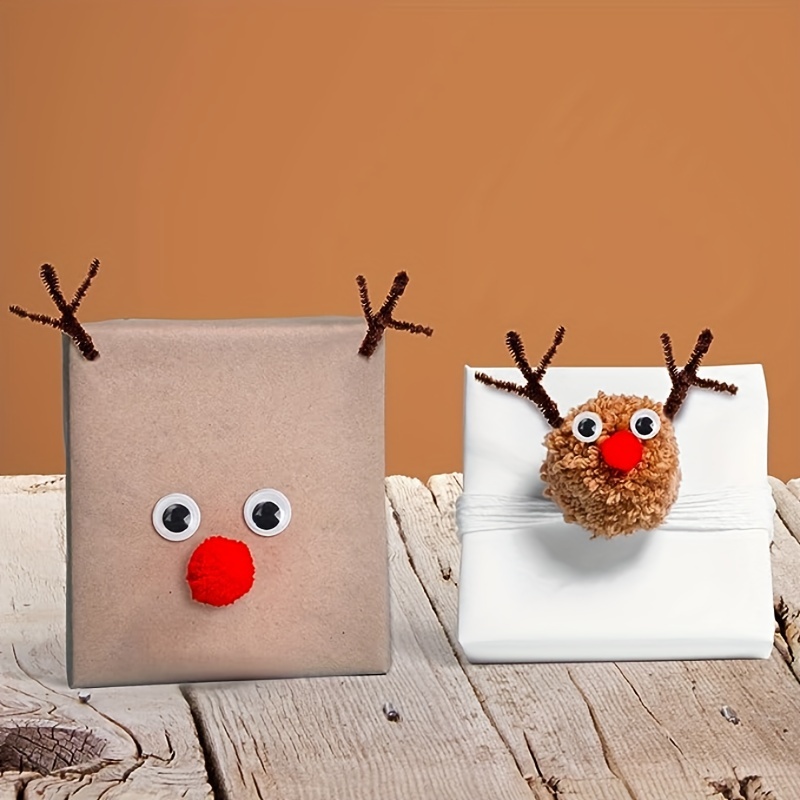 CHRISTMAS CRAFTS christmas craft Kit - Brown Pipe cleaners and