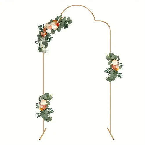 GOLD 38 Curvy Metal Flower Arch STAND Wedding Table Centerpiece Party  Events
