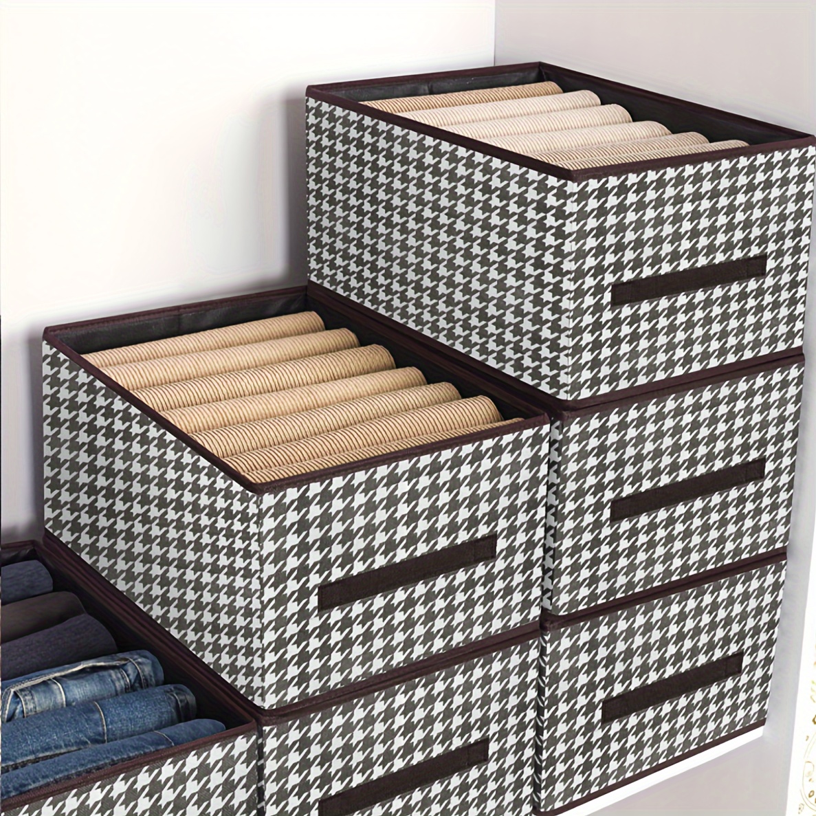 Clothes Storage Box, Modern Pp Storage Containers For Organizing