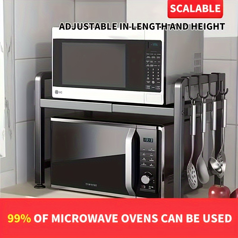 How to Use the Top of a Microwave as a Shelf
