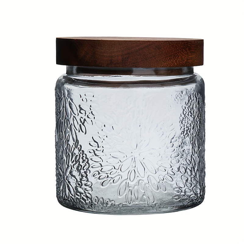 Montana Acacia and Glass Jars
