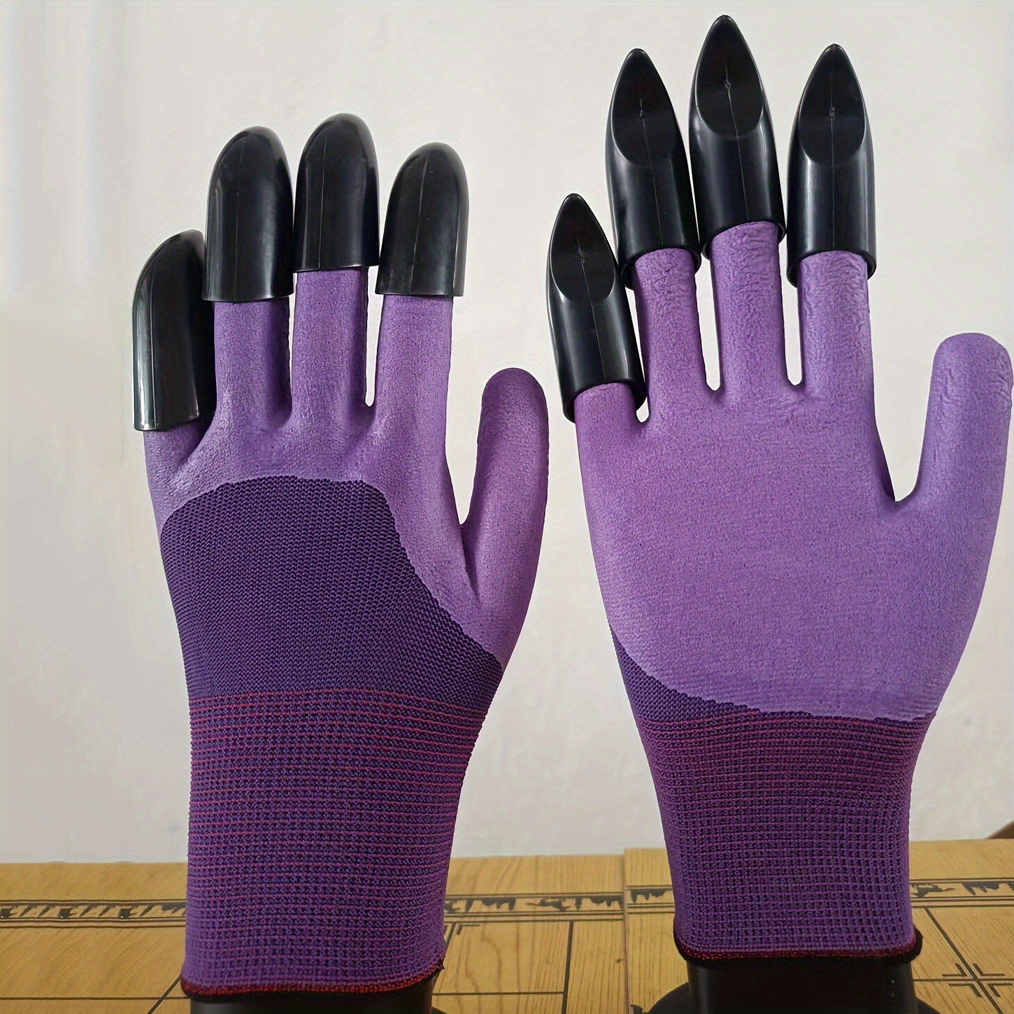 Par de guantes de jardinería para mujer, guantes de trabajo en el jardín  para desmalezar, plantar y excavar Adepaton CPB-US-DYP728-4