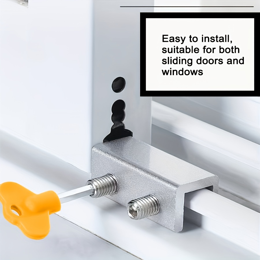 Cerradura antirrobo, limitador de la ventana corredera protección de  seguridad puerta aleación de aluminio